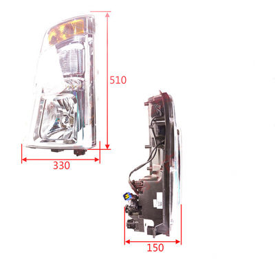 ไฟหน้ารถบรรทุกเบา Tongshuai 12V/24V ไฟหน้าสําหรับบรรจุแบบมาตรฐานหรือตามสั่ง
