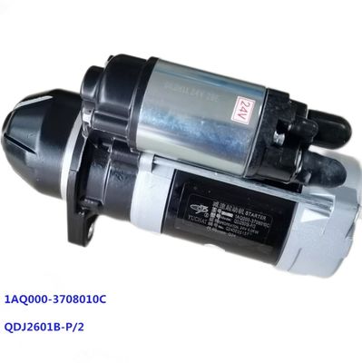 DCEC 4BT เครื่องเริ่มเครื่องยนต์ดีเซล 1AQ000-3708010C สําหรับรถยนต์ JAC 24V 6.0KW 10 ฟัน
