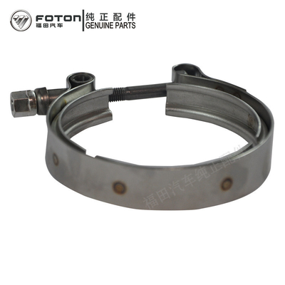 เครื่องปัดเกียร์หนอนท่อที่ปรับได้สําหรับรถบรรทุก Foton ISF2.8/3.8 เครื่องปัด V-Clamp เหล็กไร้ขัด