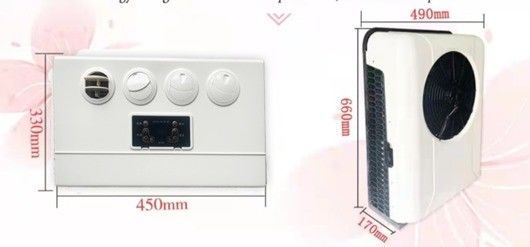 ZC-03A-480s เครื่องปรับอากาศไฟฟ้าสําหรับรถบรรทุก Van เรือ 400g น้ําหนักชาร์จเครื่องเย็น